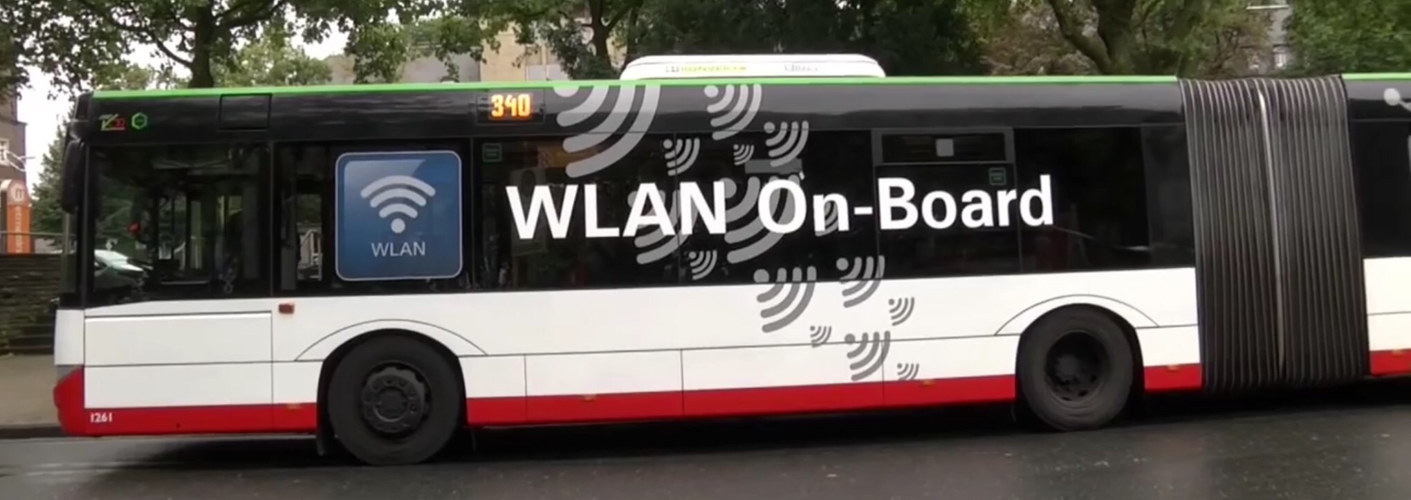 WLAN On-Board - bei der BOGESTRA (Bildquelle: Bogestra-Video WLAN im Bus bei YouTube)