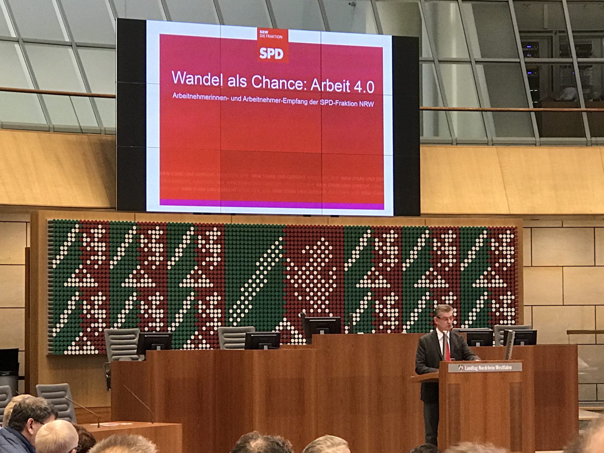 Arbeitnehmerempfang der SPD-Fraktion NRW: Fraktionsvorsitzender Norbert Römer