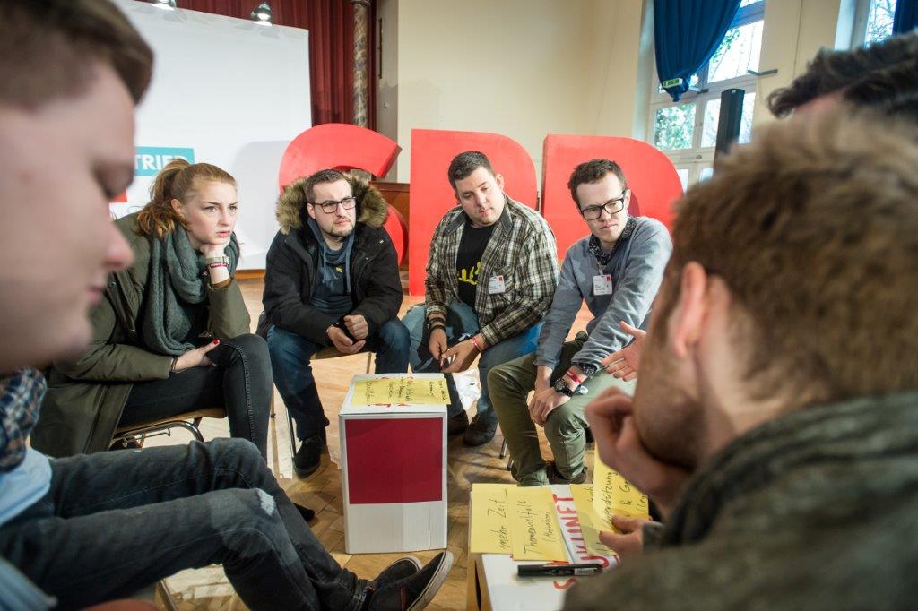 SPD-Kongress #GuteArbeitVerbindet: Diskussion der Teilnehmer (Foto: Simone Neumann)