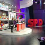 Diskussionsrunde bei der SPD-Arbeitnehmerkonferenz u.a. mit Ministerin Andrea Nahles vom Bundesministerium für Arbeit und Sozialordnung (BMAS). #GuteArbeitVerbindet #SPD