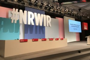 Der Hashtag #NRWIR war das Motto des Landesparteitags #lpt17 der NRWSPD