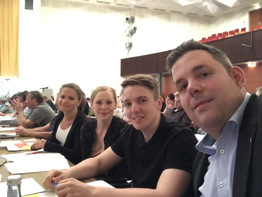 Delegierte der SPD Bochum-Ehrenfeld auf dem Parteitag der SPD Bochum #spdBOpt