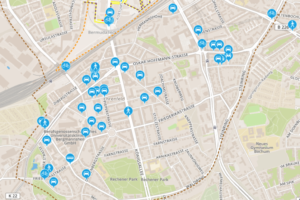 innenstadtparken-bochum.de: Karte aus dem Ehrenfeld
