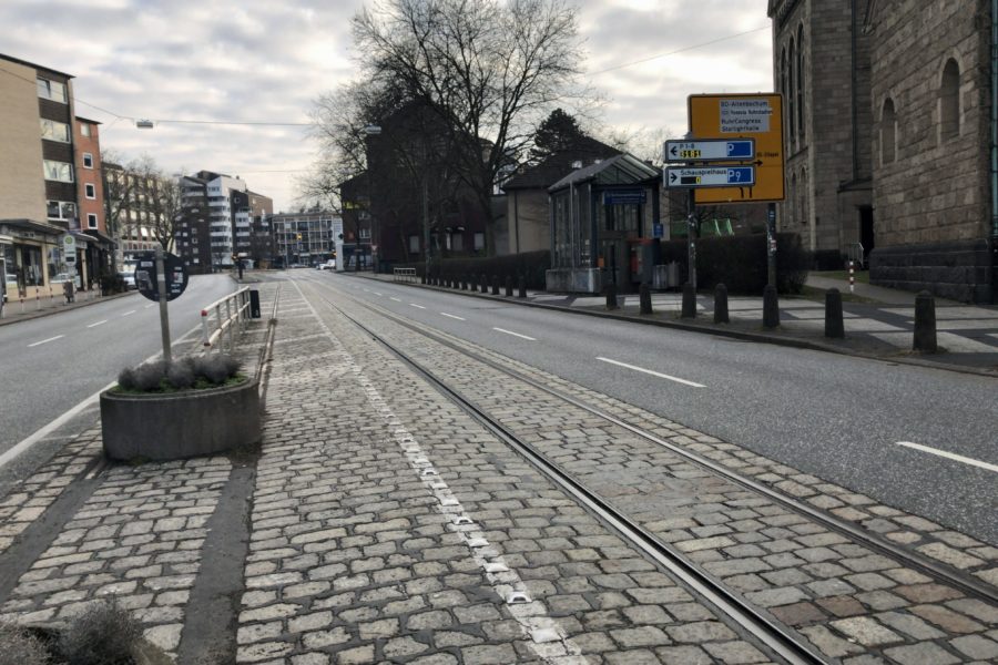 Hattinger Straße im Bochumer Ehrenfeld #boEhrenfeld (in Richtung Schauspielhaus)
