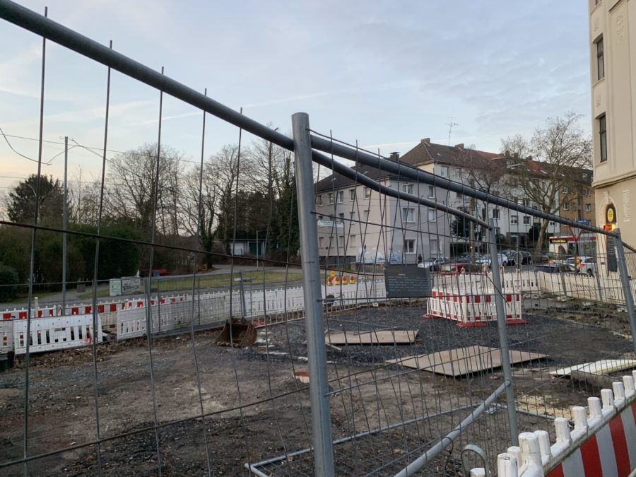 Kanalbaumaßnahme Marbach an der Kulmer Straße im Bochumer Ehrenfeld #boEhrenfeld