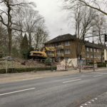 Parkwärterhäuschen im Bochum-Ehrenfeld #boEhrenfeld (Ansicht aus Südost, Mittelinsel der Königsallee)