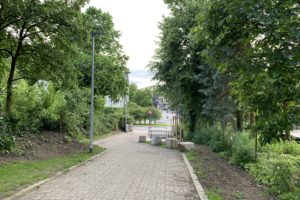 Springorumradweg mit Blick auf die Dr.-C.-Otto-Straße in Bochum