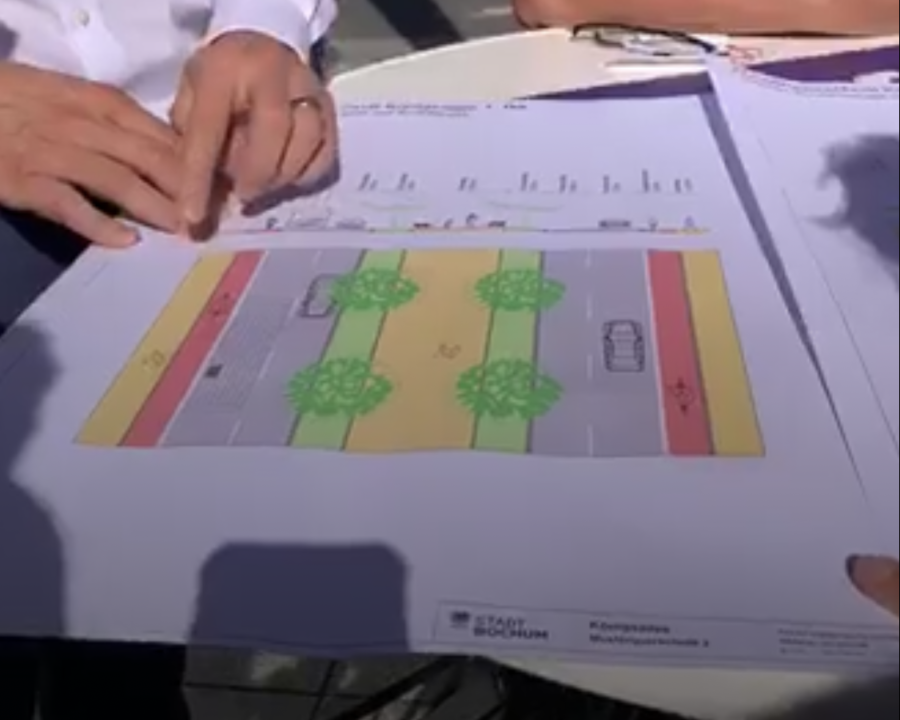 Planung Königsallee 1. Bauabschnitt (zwischen Arnikastraße und Wasserstraße)