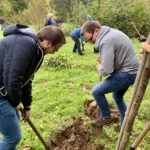 Einheitsbuddeln Bochum am 03.10.2019: David und Lennart Schnell