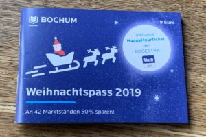 Der Weihnachtspass 2019 von Bochum-Marketing