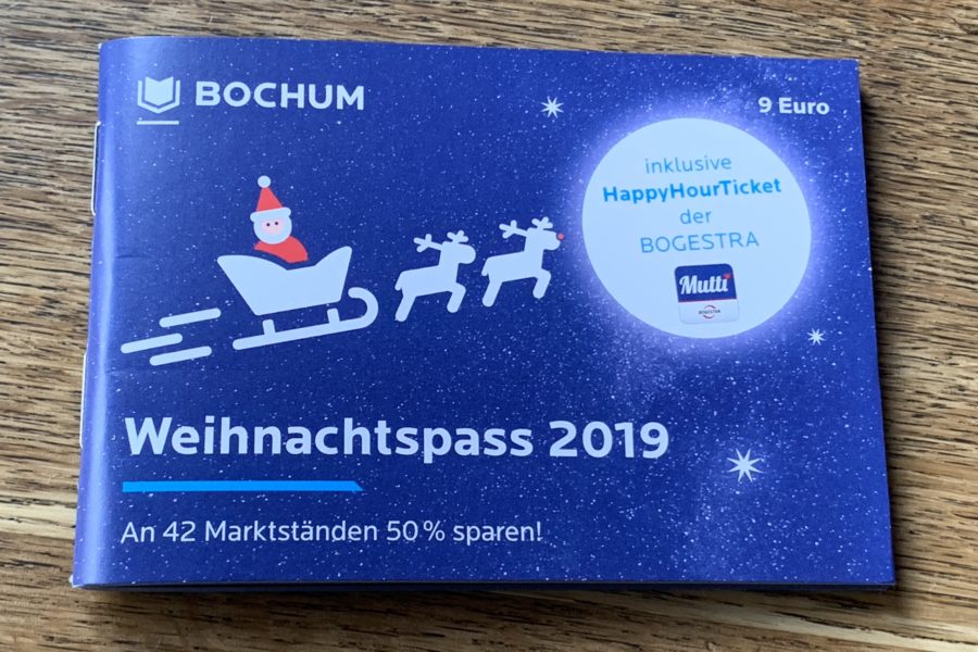 Der Weihnachtspass 2019 von Bochum-Marketing