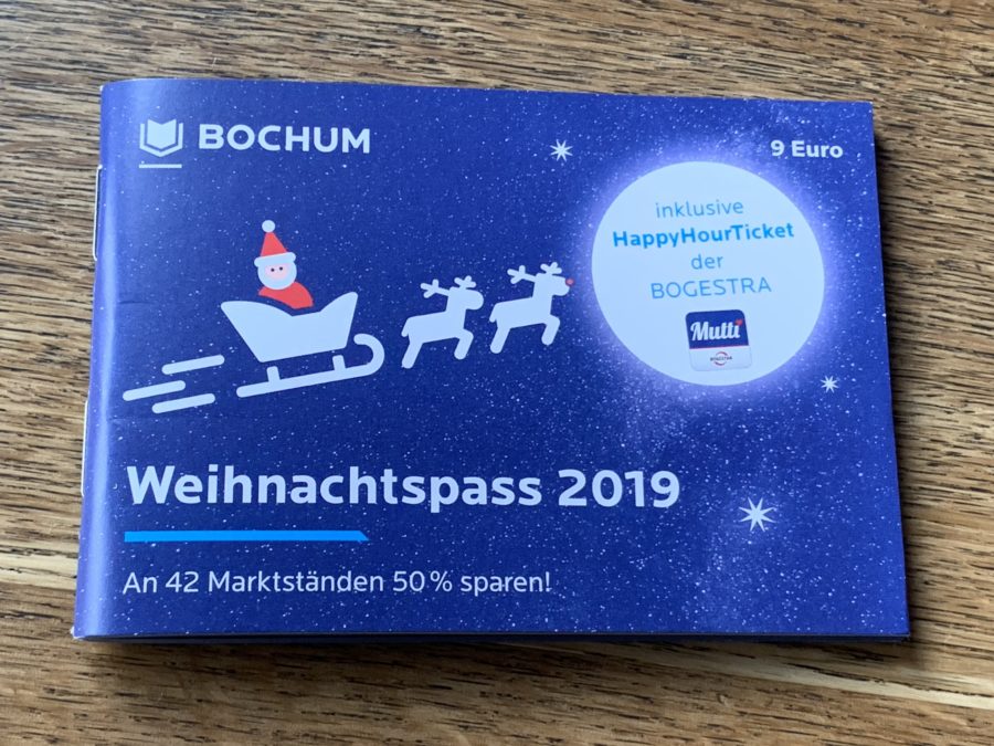 Der Weihnachtspass 2019 von Bochum-Marketing
