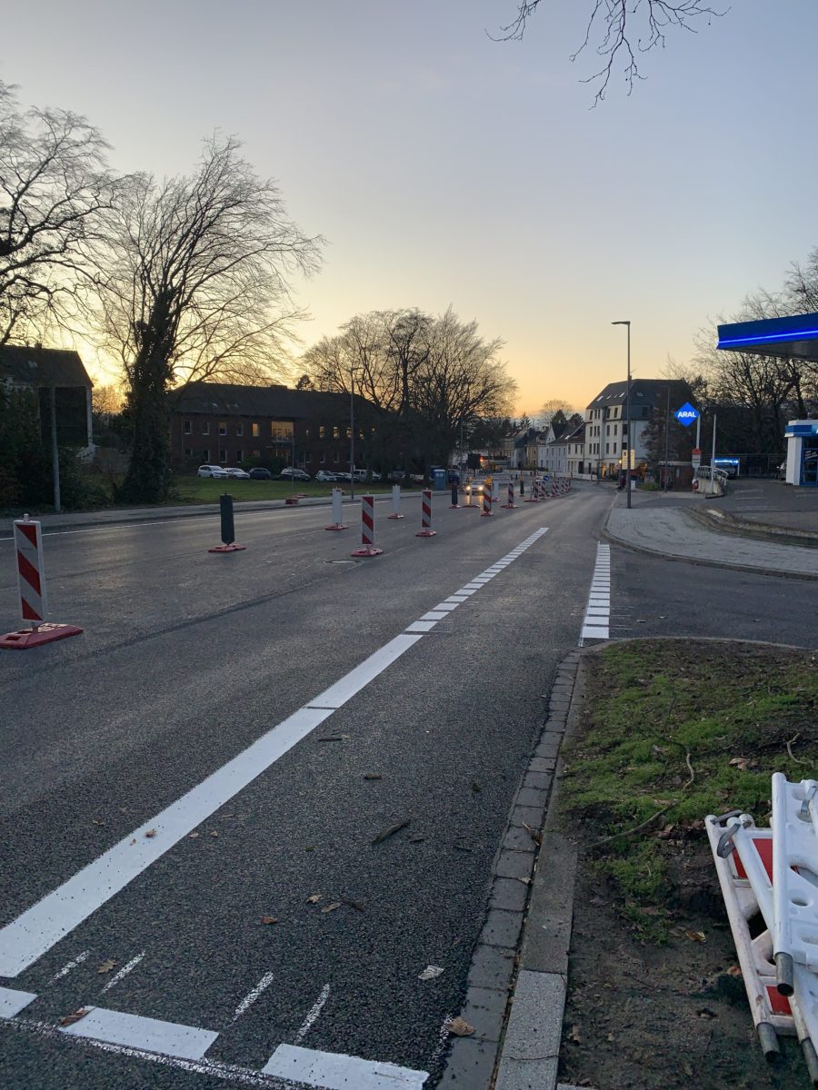 Wasserstraße in Richtung Westen