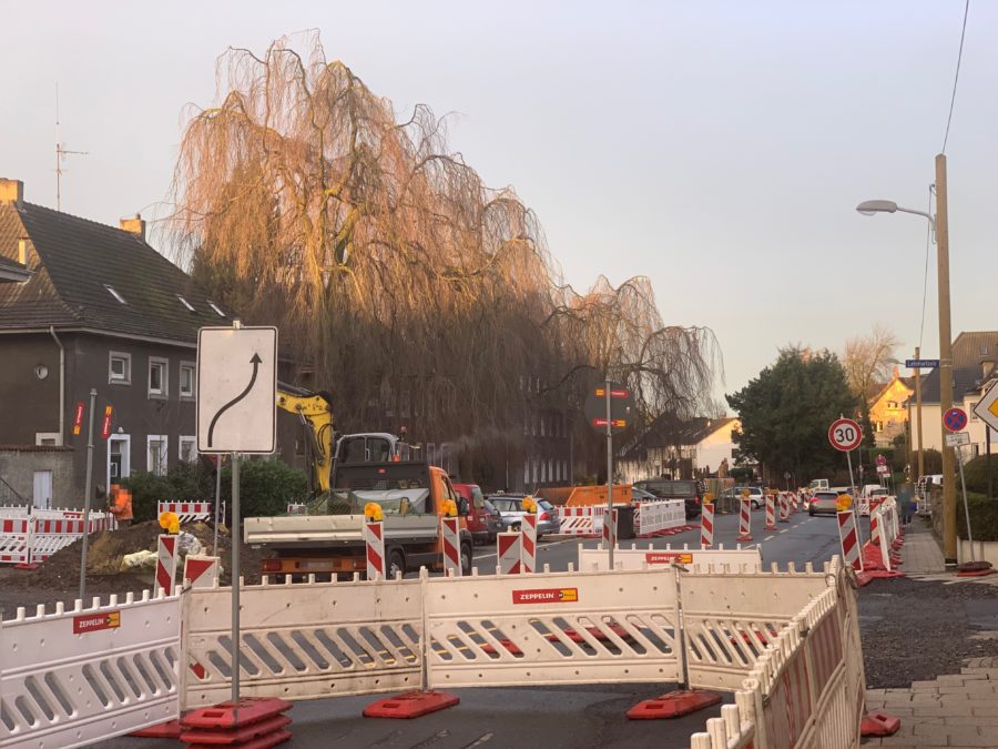 Bochum - Wasserstrasse (Einbahnstrasse) in Richtung A448