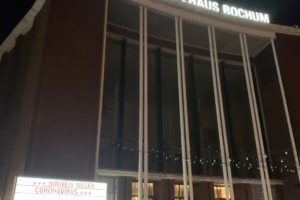 Schauspielhaus Bochum - aufgrund von Corona bis (derzeitiger Stand... ) 19.04.2020 geschlossen