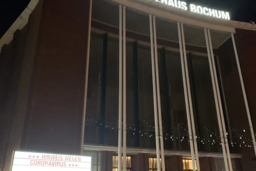 Schauspielhaus Bochum - aufgrund von Corona bis (derzeitiger Stand... ) 19.04.2020 geschlossen