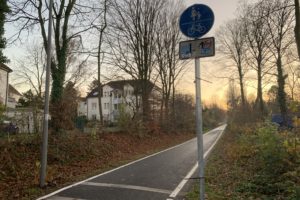 Springorumtrasse in Bochum (Richtung Bochumer Südwesten)