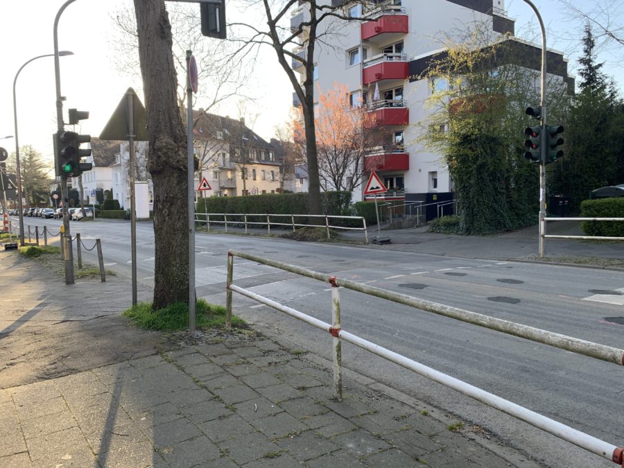 Bedarfsampel an der Friederikastraße