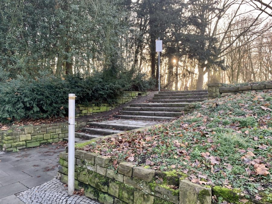 Treppe im Rechener Park