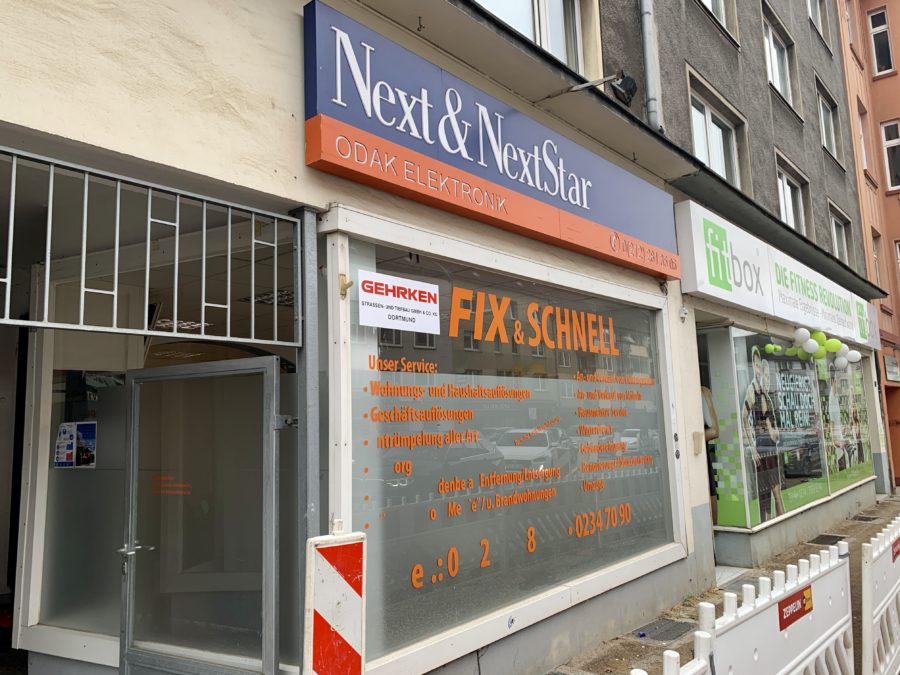 Baubüro an der Hattinger Str. 65
