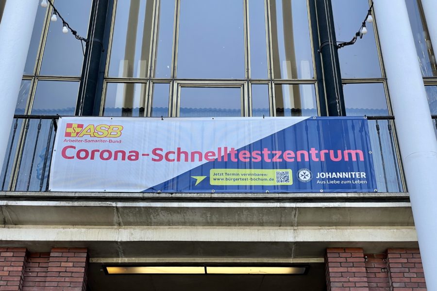 Corona-Schnelltestzentrum (Schauspielhaus Bochum)