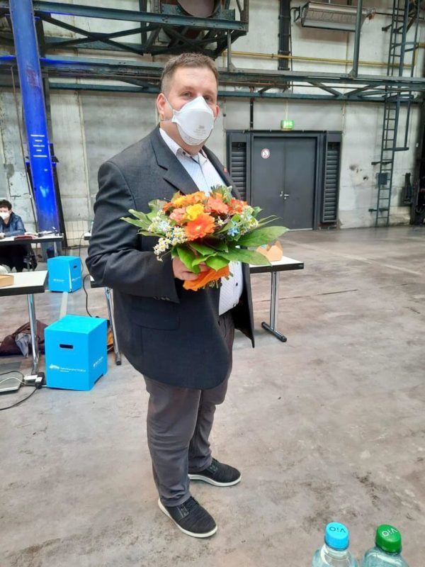 Jens Matheuszik nach der Verpflichtung