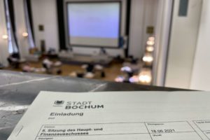 Sitzung des Haupt- und Finanzausschusses der Stadt Bochum (18.06.2021)