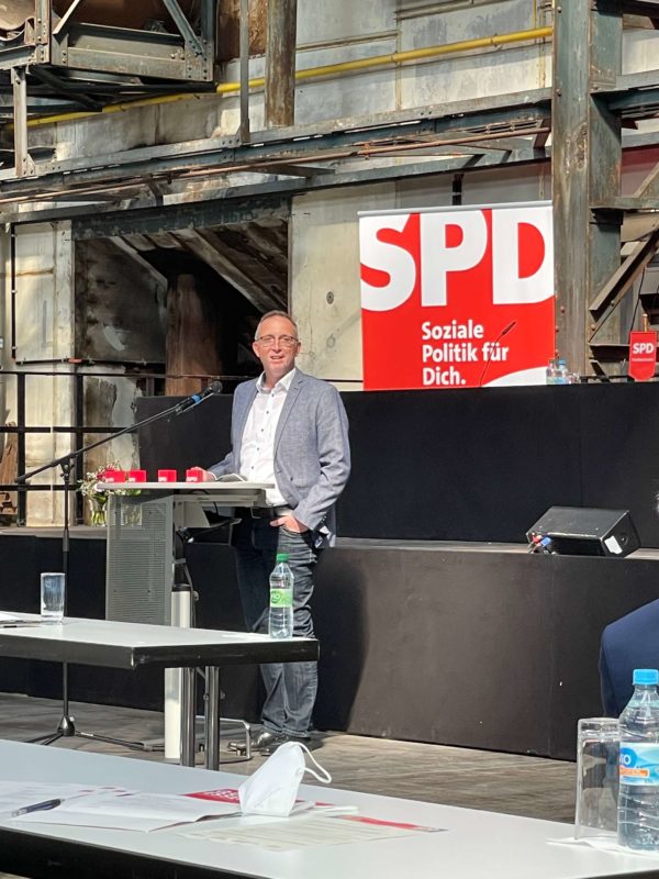 Marc Gräf beim Parteitag der SPD Bochum am 26. Juni 2021