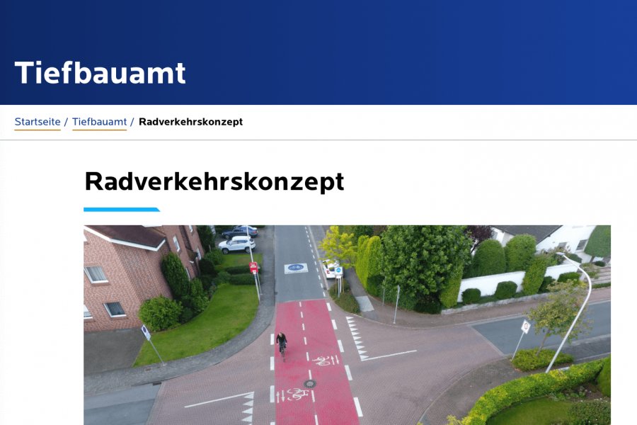 Screenshot: bochum.de/radverkehrskonzept