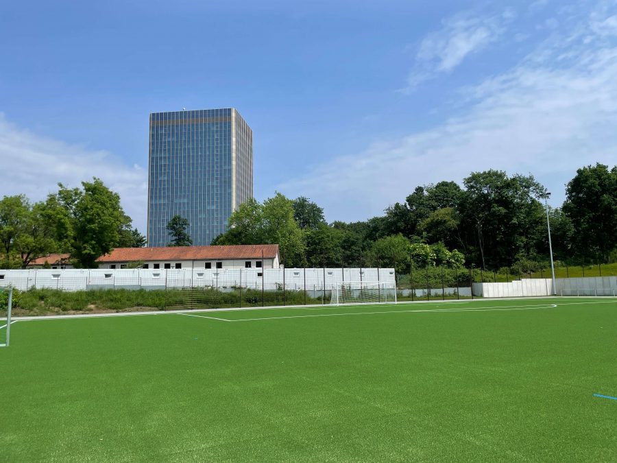 Neue Kunstrasenanlage an der Wohlfahrtstraße