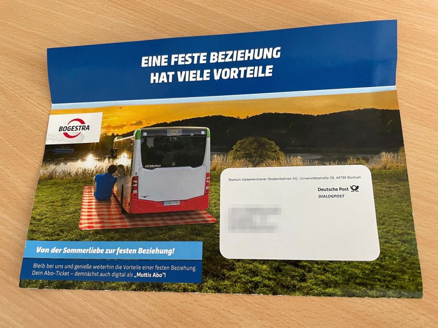 Von der Sommerliebe zur festen Beziehung! (Bogestra-Kampagne zum 9-Euro-Ticket)