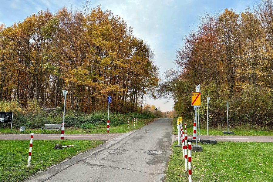 Übergang Kabeisemannsweg und Erzbahntrasse