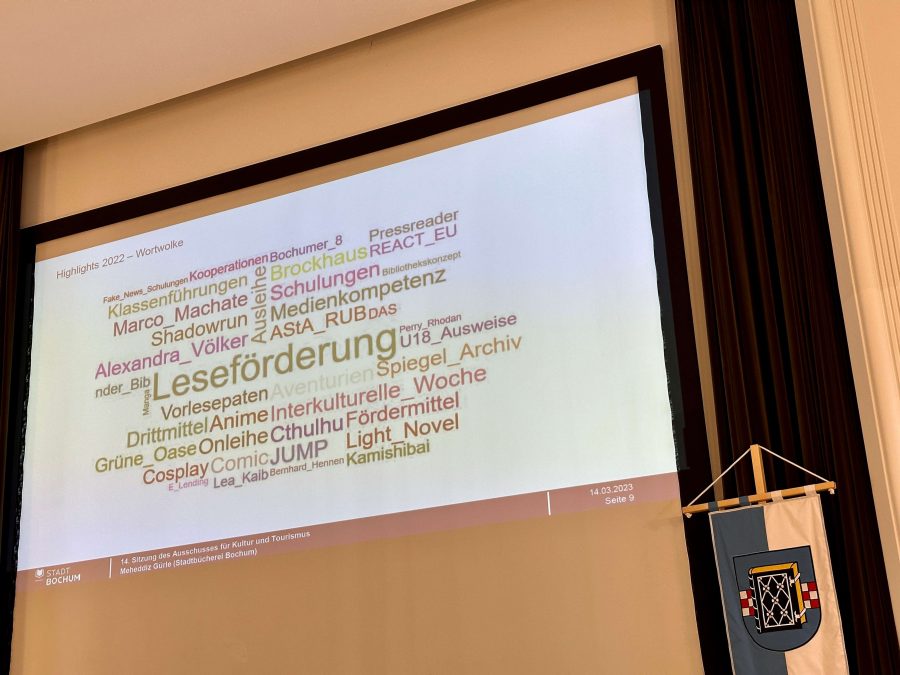 Stadtbücherei Bochum: Highlights 2022 (Ausschuss für Kultur und Tourismus am 14.03.2023)