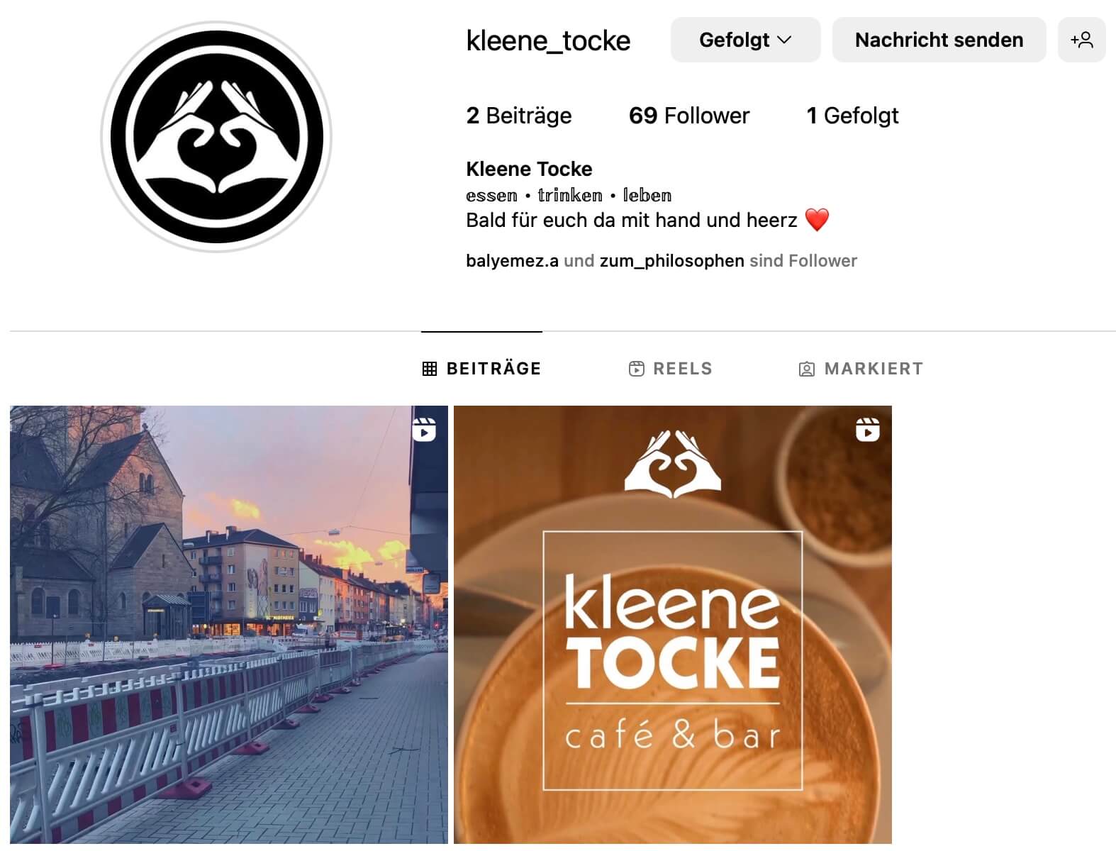Tocke Kleene Tocke - statt Rimini und Pacos Tacos im Bochumer Ehrenfeld ...