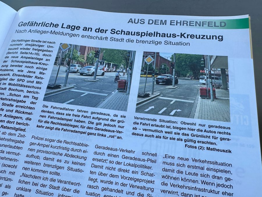 der ehrenfelder (07/2023): Gefährliche Lage an der Schauspielhaus-Kreuzung