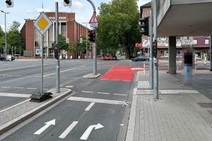 Kreuzung am Schauspielhaus: nachher (02.07.2023)