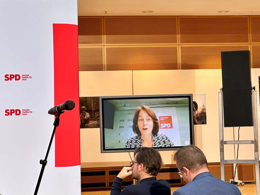 Katarina Barley zur Europawahl 2024 bei der UB-/KV-Vorsitzendenkonferenz der SPD (04.11.2023)